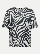 Cecil Tunika mit Zebramuster 37672-palm breeze green bei Robert Ley