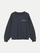 Anine Bing Sweatshirt Miles WBL1 washed black bei Robert Ley
