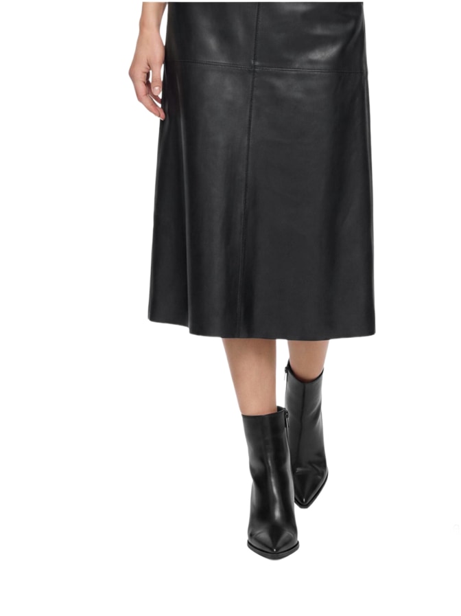 Betty Barclay Kunstlederrock Midi bei Robert Ley