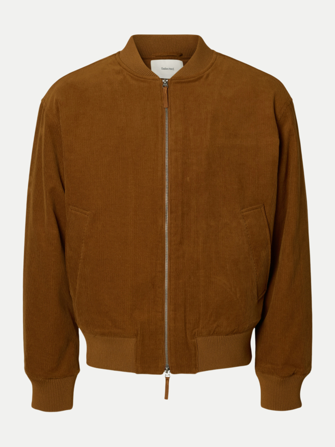 SELECTED HOMME Cordjacke mit 2-Wege-Reißverschluss bei Robert Ley