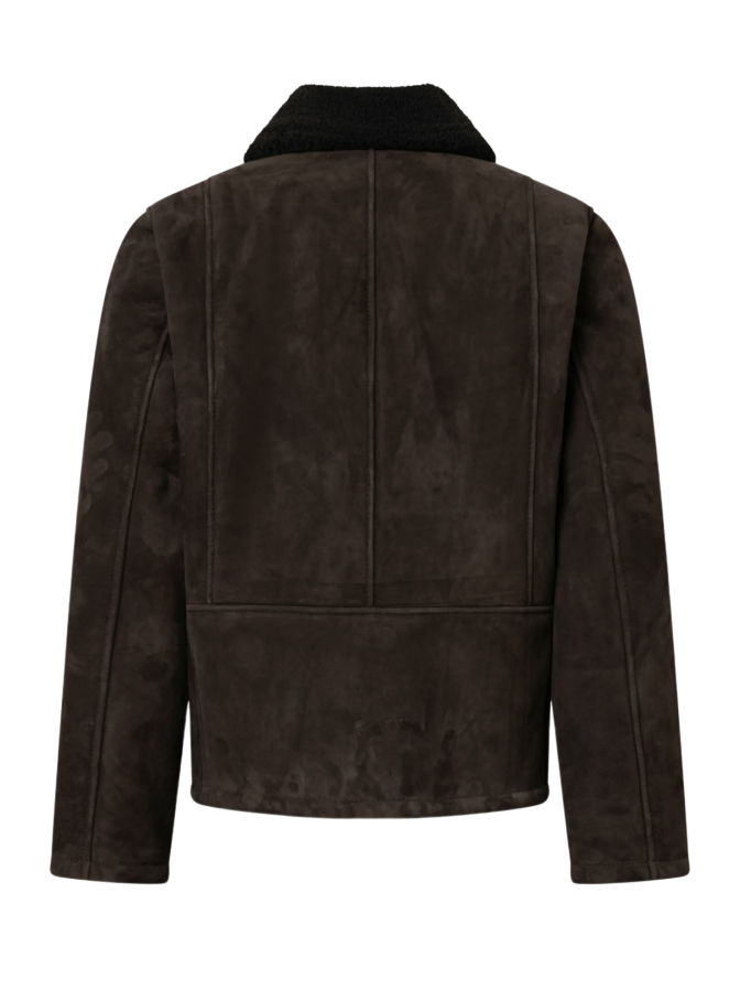 Strellson Lederjacke mit Lammfell-Optik bei Robert Ley