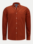 NZA New Zealand Auckland Regular-Fit Freizeithemd 1323-RUSTY ORANGE bei Robert Ley