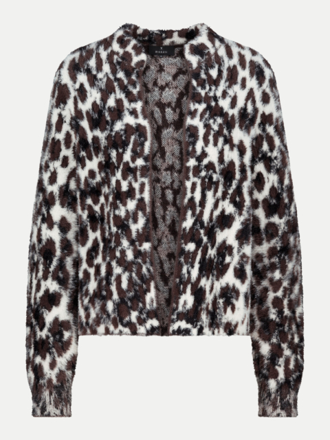 Monari Flauschige Leo-Strickjacke bei Robert Ley