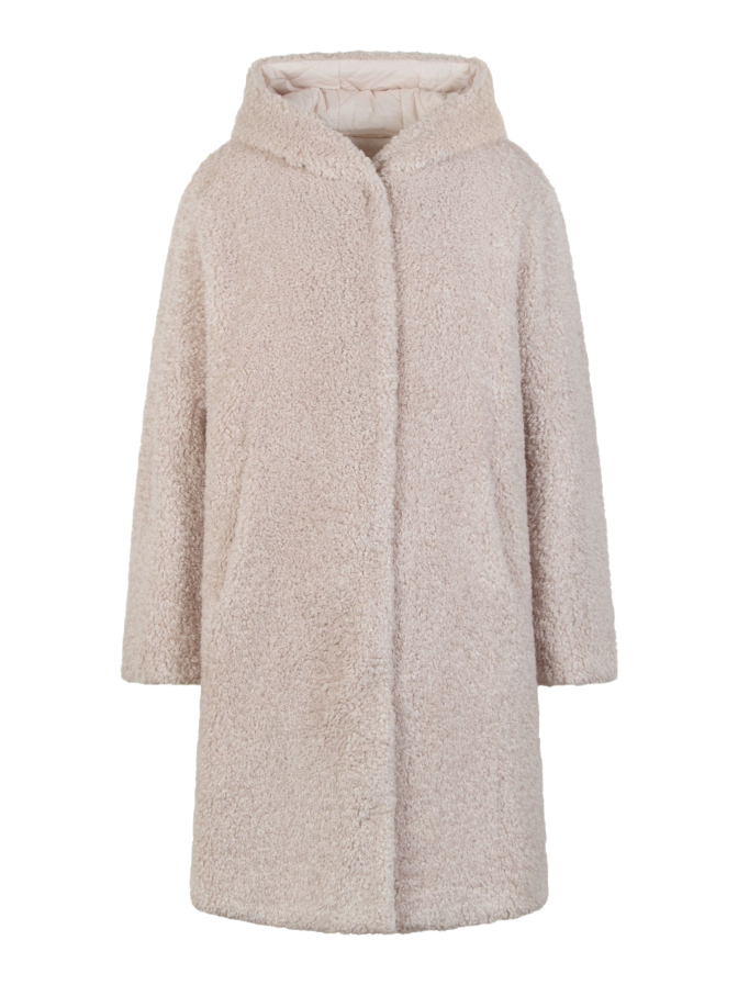 White Label Stepp-Wendemantel mit Teddyfell bei Robert Ley