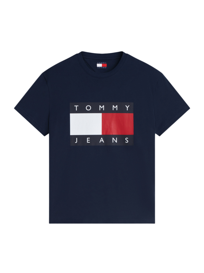 Tommy Jeans T-Shirt mit Flag-Badge bei Robert Ley