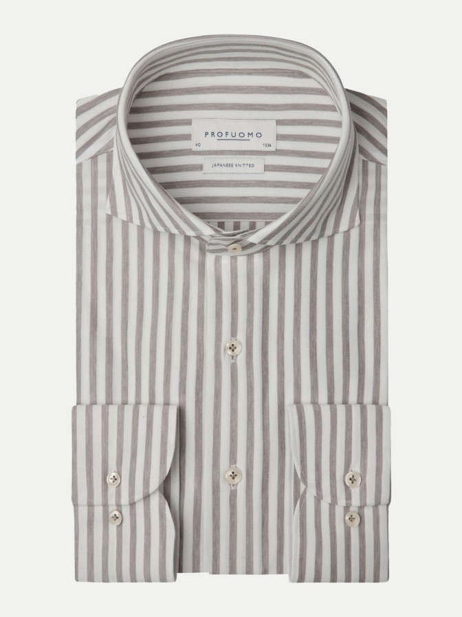 PROFUOMO Slim-Fit Hemd mit Nadelstreifen bei Robert Ley