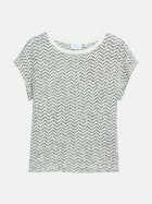 Comma Shirt aus Strukturjersey 99X0-GREY/BLACK bei Robert Ley