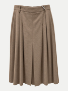 Antonelli Firenze Faltenrock Pesco 225 taupe/lightbrown bei Robert Ley