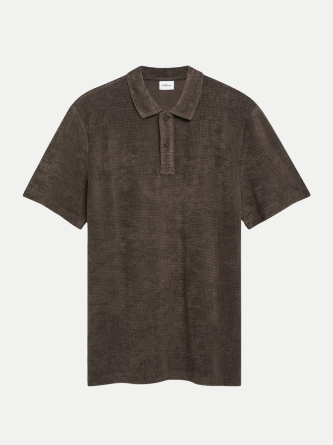 s.Oliver RED LABEL Polo-Shirt  aus Strukturfrottee bei Robert Ley
