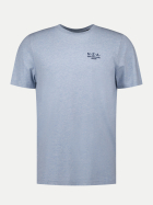 NZA New Zealand Auckland Basic T-Shirt 2665-SKY BLUE MELANGE bei Robert Ley