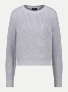 Monari Strickpullover mit Lurex 701-cold sky bei Robert Ley