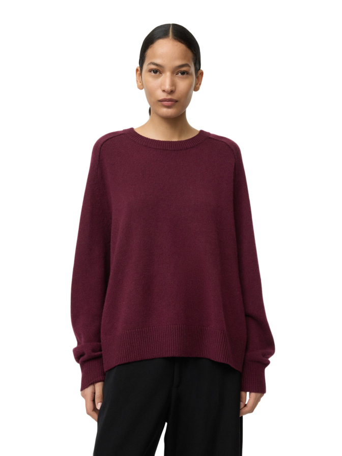Soft Goat Oversized Kaschmirpullover Boyfriend Crewneck bei Robert Ley