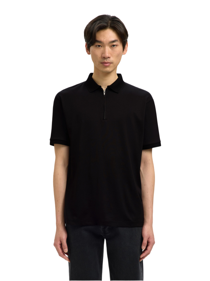 SELECTED HOMME Polohemd mit Reißverschluss bei Robert Ley