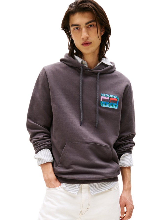 Tommy Jeans Regular-Fit Hoodie mit Back-Flag bei Robert Ley