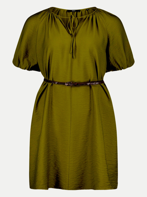 Zero Kurzarm Kleid mit V-Ausschnitt bei Robert Ley