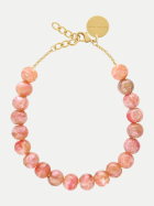 Vanessa Baroni Halskette Small-Beads Necklace peachmarble bei Robert Ley