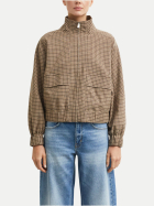 Comma Blouson mit Karo-Muster 84N8-BROWN bei Robert Ley