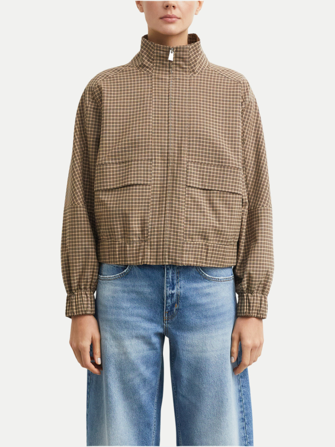 Comma Blouson mit Karo-Muster bei Robert Ley