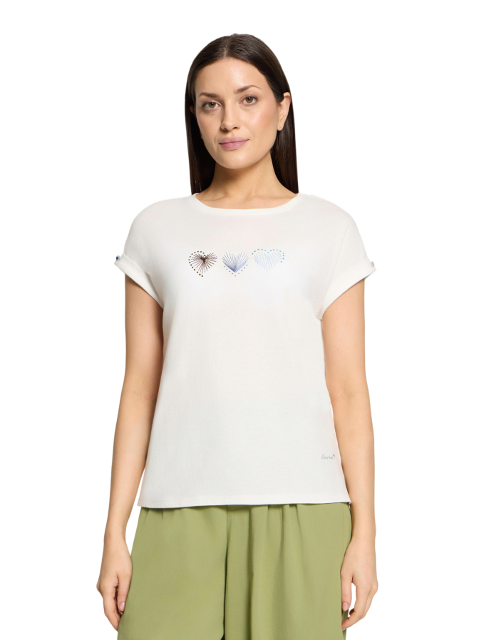 Cartoon T-Shirt mit Herzen bei Robert Ley