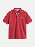 Gant Piqué Poloshirt 609-MUTED RED bei Robert Ley