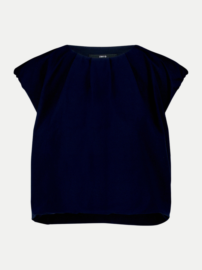 Zero Shirt mit Raffungen am Ausschnitt bei Robert Ley
