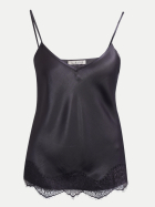 Smith & Soul Top mit Spitzendetails 913-DARK CHOC bei Robert Ley