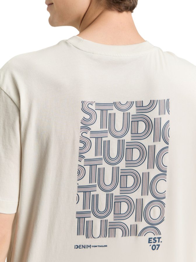 Tom Tailor Denim T-Shirt mit Rückenprint bei Robert Ley