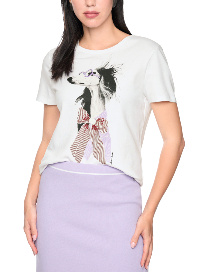 Marc Cain T-Shirt mit Fotodruck bei Robert Ley