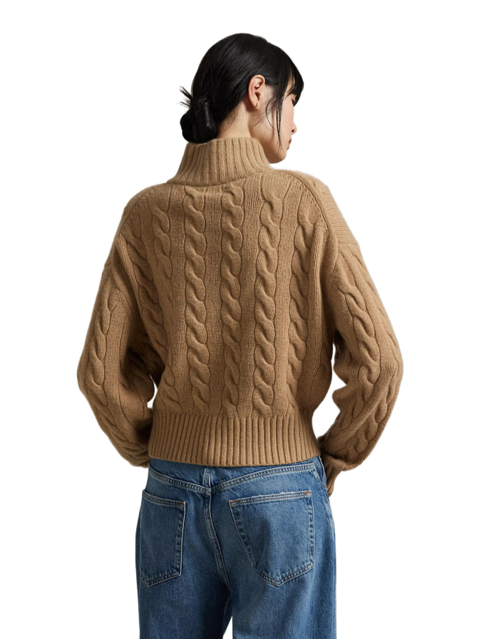 Polo Ralph Lauren Woll-Kaschmir-Pullover mit Zopfmuster bei Robert Ley
