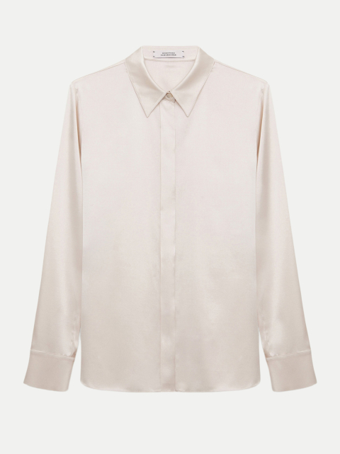 Dorothee Schumacher Bluse aus Seiden-Stretch Satin bei Robert Ley