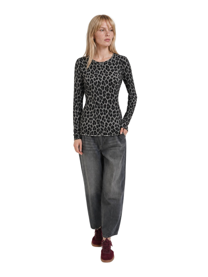 Smith & Soul Langarmshirt mit Leo-Print bei Robert Ley