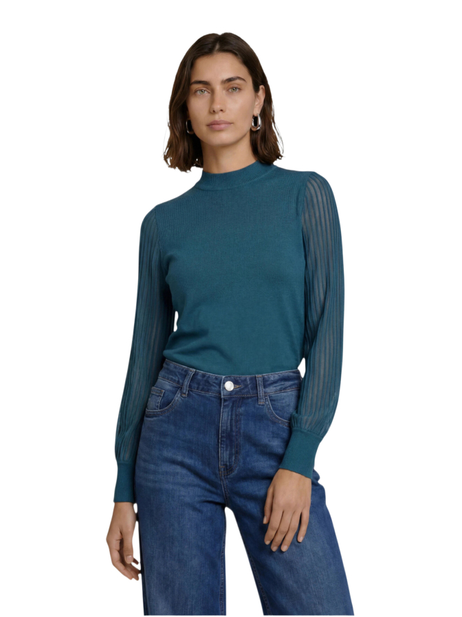 Zero Strickpullover mit Stehkragen bei Robert Ley