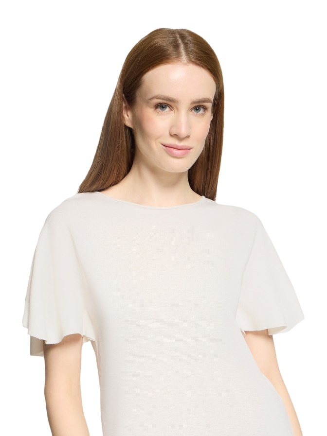 Cartoon T-Shirt mit Rüschenärmel bei Robert Ley