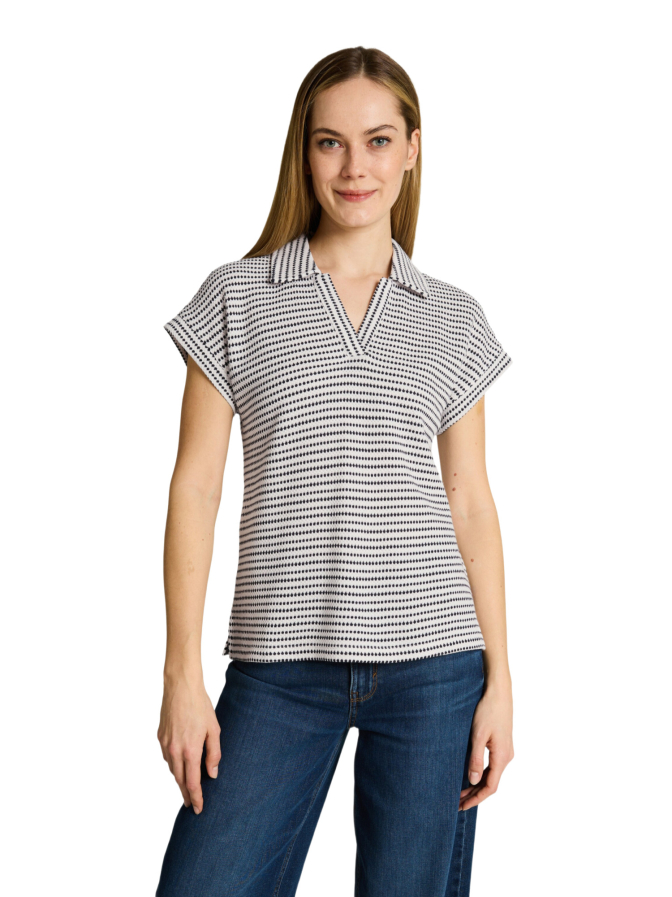 Tom Tailor Casual T-shirt mit Polokragen bei Robert Ley