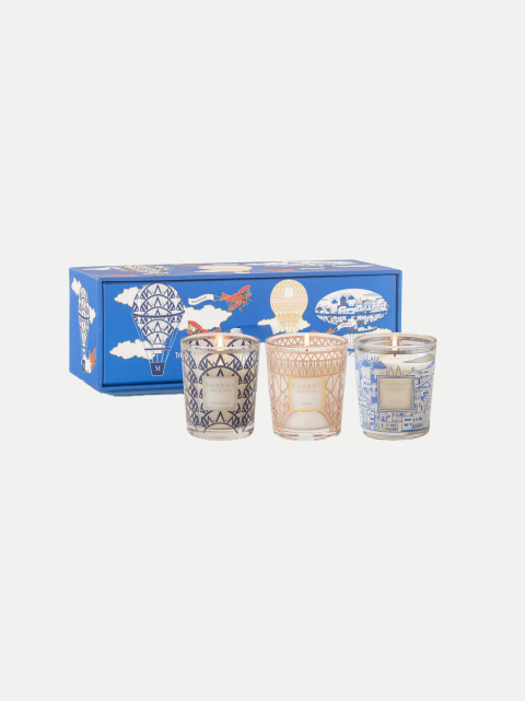 Baobab 3er Set Kerzen MANHATTAN-PARIS-MYKONOS bei Robert Ley