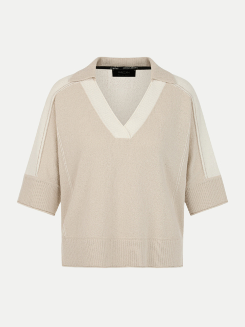 Marc Cain Zweifarbiger V-Pullover bei Robert Ley