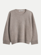 someday Kaschmirpullover Twilla 20049-taupewood melange light bei Robert Ley