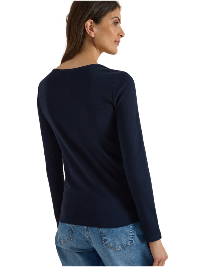 Cecil Basic Langarmshirt Pia bei Robert Ley