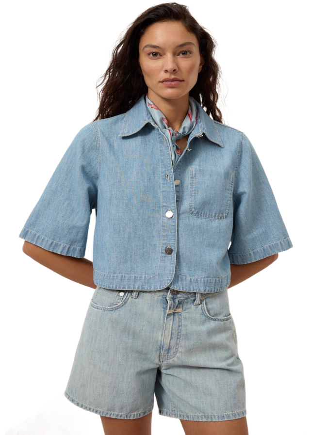 Closed Boxy Denim-Bluse bei Robert Ley