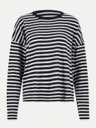 Closed Gestreiftes Langarmshirt 568-Dark night bei Robert Ley