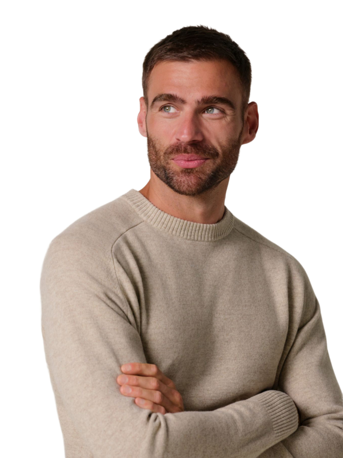 PROFUOMO Pullover Soft Wolle Crewneck bei Robert Ley