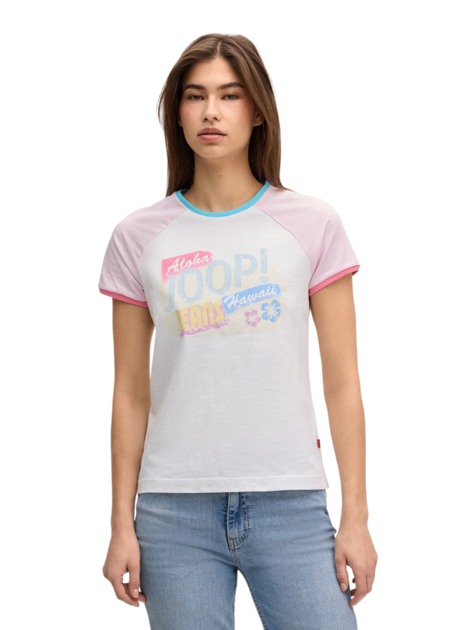 JOOP! JEANS T-Shirt Torbina im Retro-Design bei Robert Ley