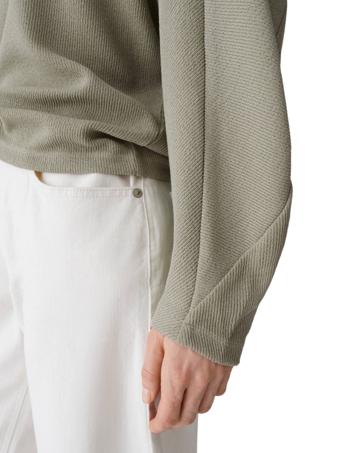 Opus Sweatshirt Gluffi in 3-D Streifen Optik bei Robert Ley