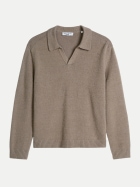 Marc O'Polo DENIM Bouclé-Pullover mit Polo-Ausschnitt 1725-Dolphin bei Robert Ley