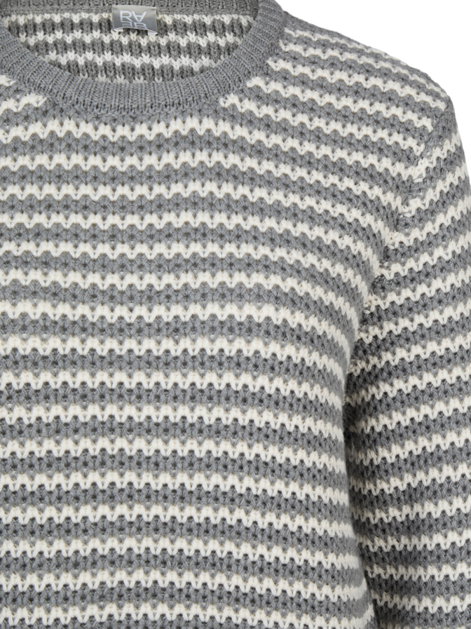 Rabe Moden Strickpullover mir Streifenmuster bei Robert Ley