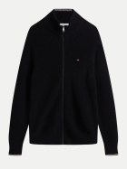 Tommy Hilfiger Strickjacke mit Reißverschluss BDS-BLACK bei Robert Ley