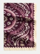 Marc O'Polo Schal mit Fransen 7699-Dark Pink_Multi_03 bei Robert Ley
