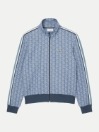 LACOSTE Trainingsjacke aus Jacquard hgi-falcon/overview bei Robert Ley
