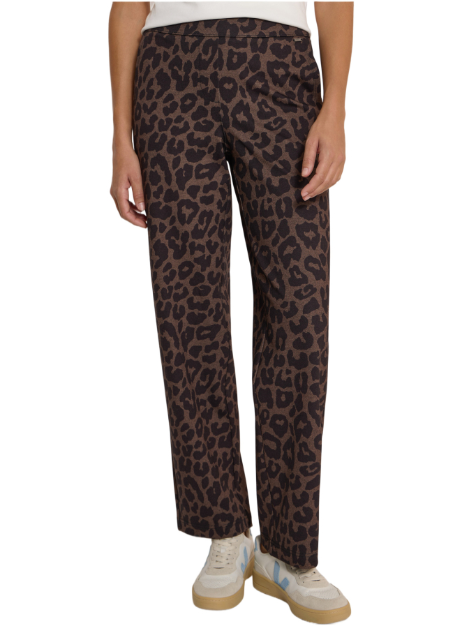 Cecil Straight-Leg Hose Neele mit Leo-Muster bei Robert Ley