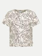 Cecil T-Shirt mit Blätterprint 22259-light alabaster white bei Robert Ley